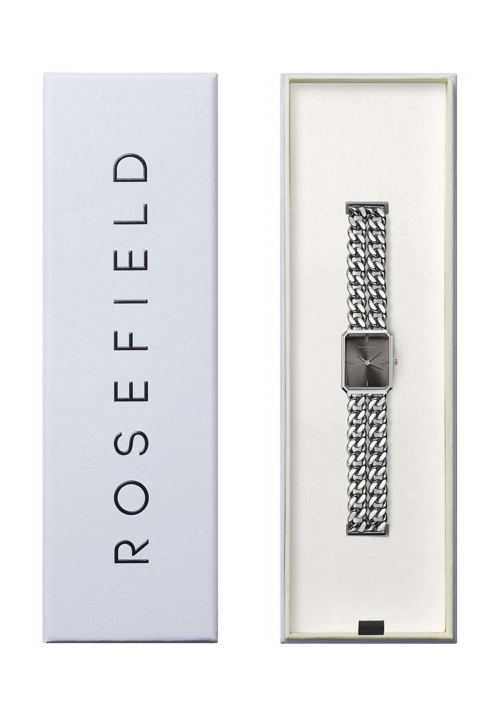 Rosefield OCTAGON XS DOUBLE STUDIO EDITION - Watch - silver