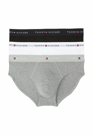 SIGNATURE 3 PACK - Briefs - mid hthr blck th wht