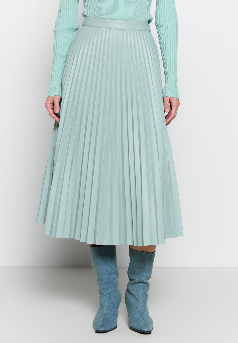 Proenza Schouler White Label Plooirok lichtblauw Proenza Schouler White Label Plooirok lichtblauw