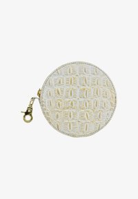 Niet geselecteerd, croco embossed cream gold