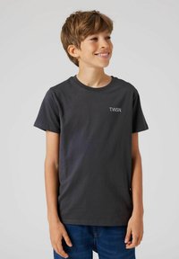 TWO SOON 2ER-PACK - T-shirt basique - asphalt