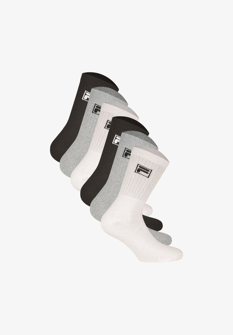 Fila 6 PAAR UNISEX - Calcetines - classic mix schwarz weiß grau