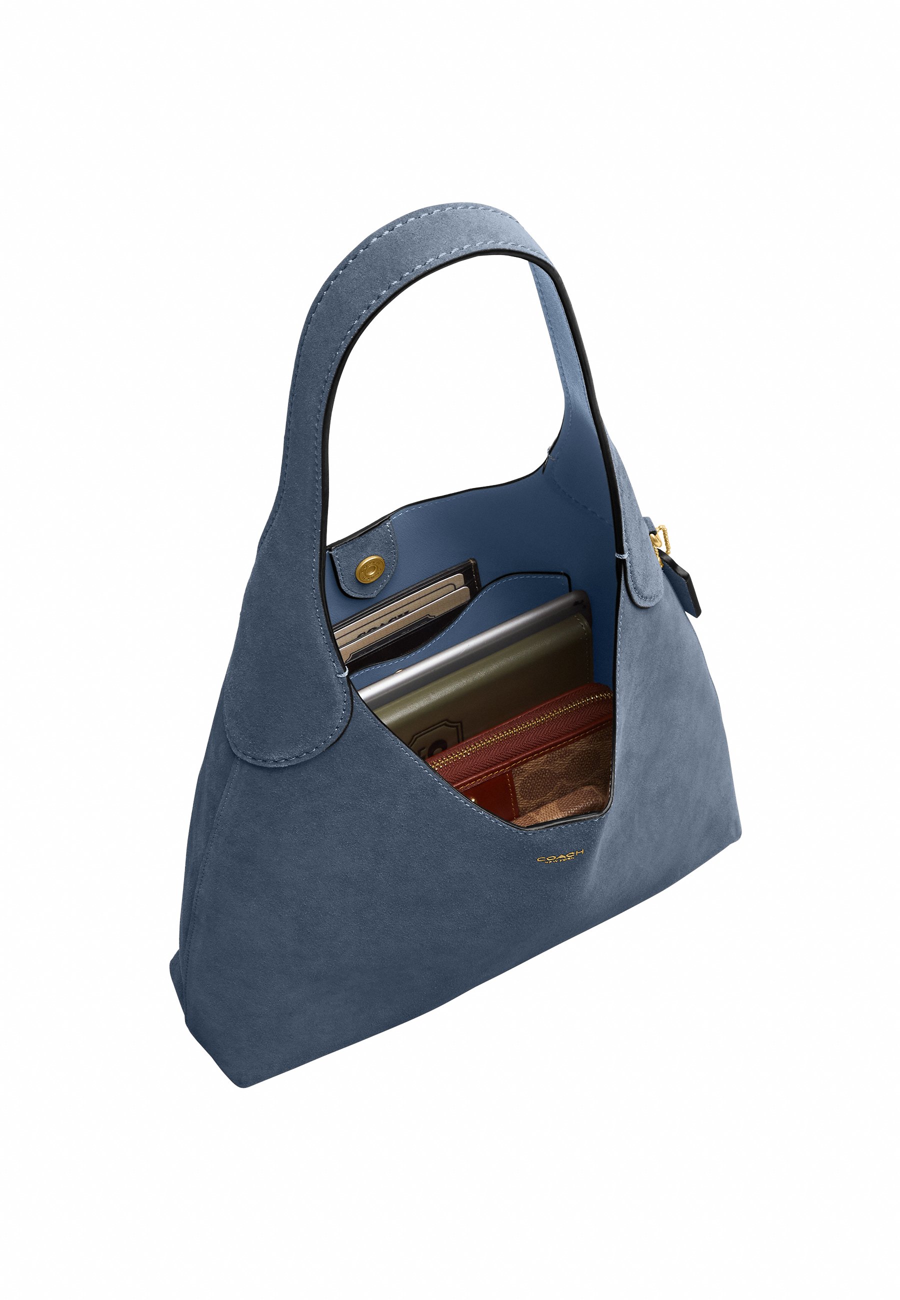 COACH BROOKLYN SHOULDER - Handbag - light blue - Zalando.co.uk
