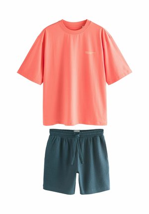 Next SET - Pyjama set - coral orange