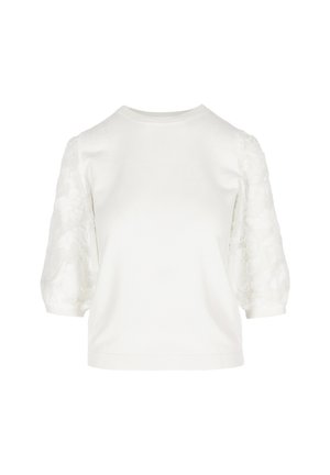 LolaLiza, FANCY SLEEVE SWEATER FANCY SLEEVE SWEATER - Strickpullover - offwhite