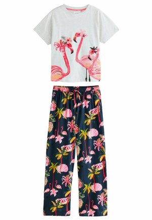 FIT - SHORT SLEEVE SET - Pižame - pink flamingo