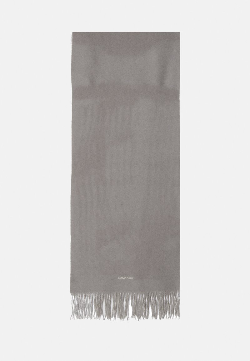 Calvin Klein FRINGES TWO TONES SCARF - Šal - cinder/gray morn