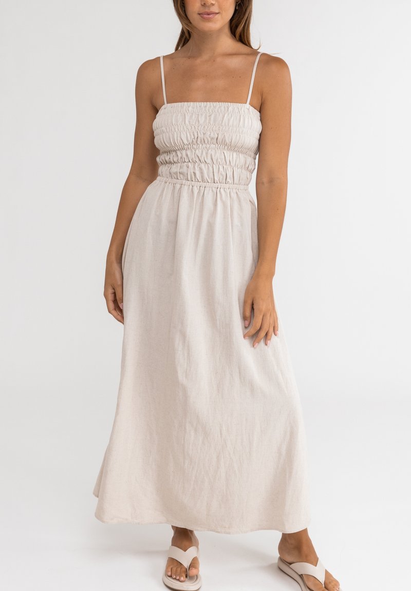 Vestito Donna Koton Maxi Dress Check - Spaghetti Strappati, Cotone E Poliestere, Taglia 34 - Foto 3