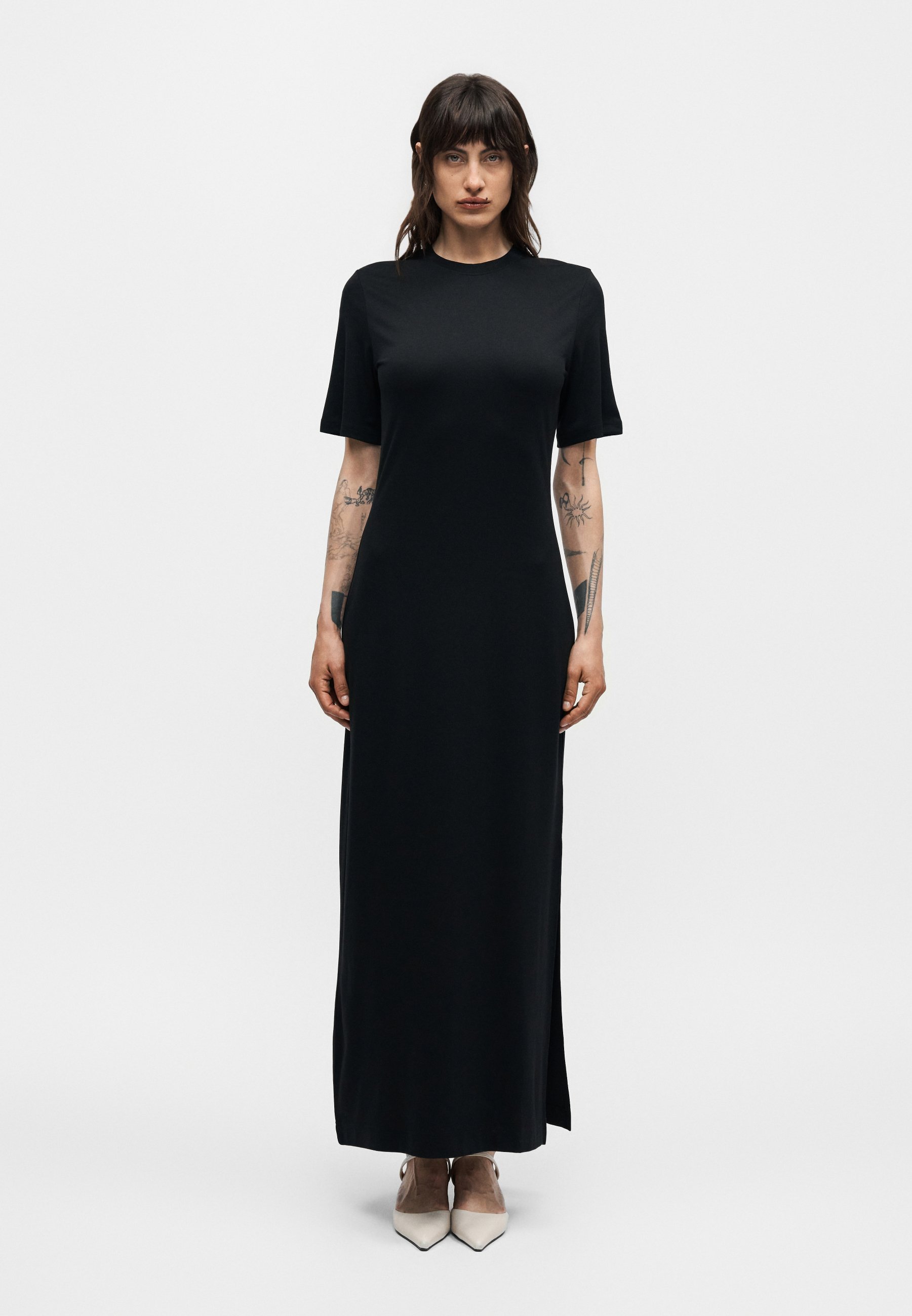 Filippa K LONG DRESS - Jersey dress - black