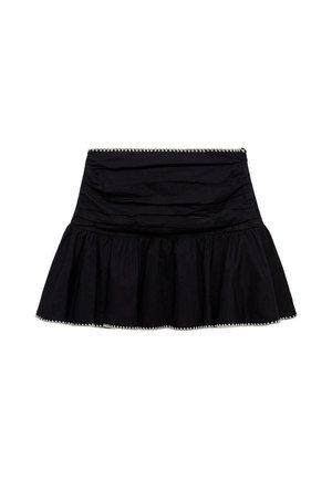 Mango Kids EMBROIDERED  - Fustă în formă de A - black