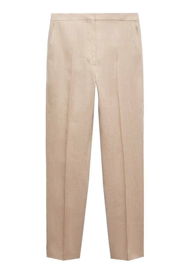 Mango Broek zandkleur