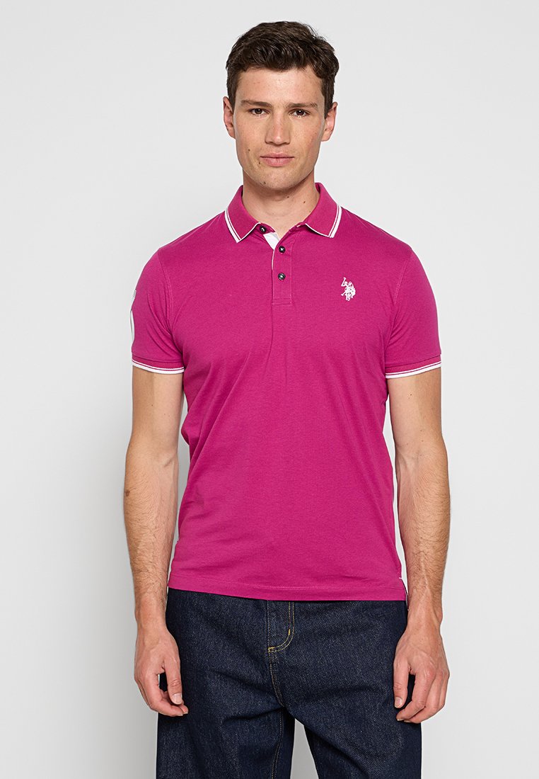U.S. Polo Assn. Poloshirt (rood)paars