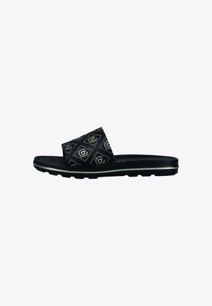 bugatti, Pantolette flach - schwarz