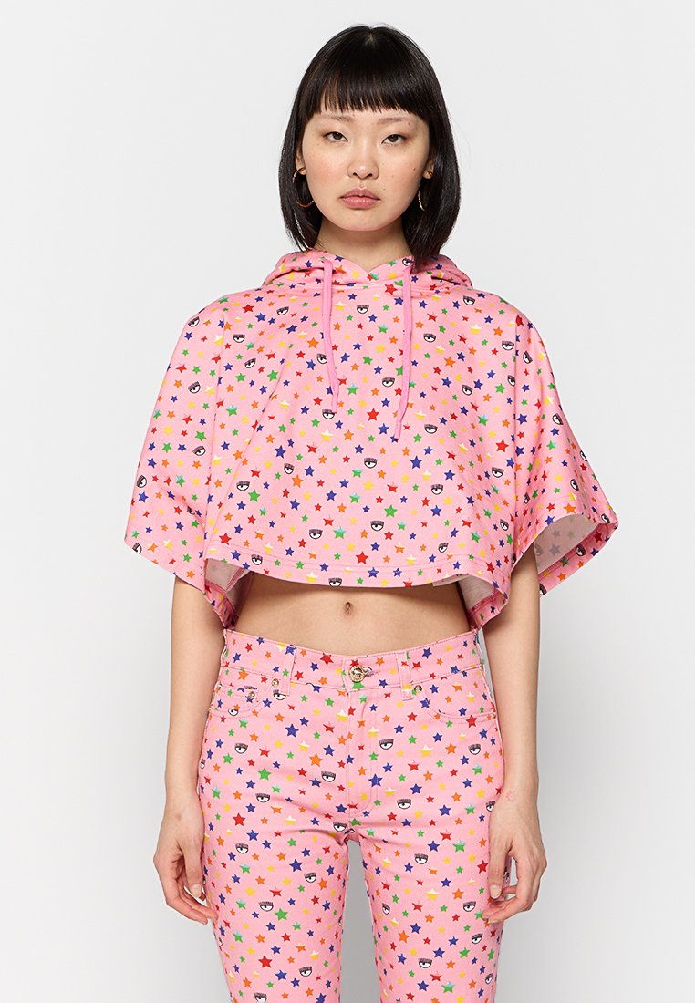 CHIARA FERRAGNI Hoodie donkerroze