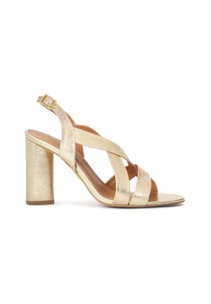 CRYSTAL - Sandale cu toc - gold