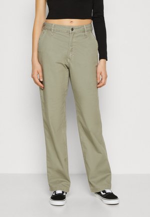 Hollister Co. CARPENTER DAD - Παντελόνι - olive