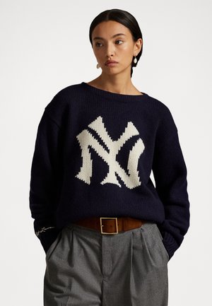 POLO RALPH LAUREN YANKEES SWEATER UNISEX - Strickpullover - aviator navy