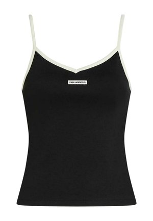 KARL LAGERFELD, MONOCHROME - Pidžaama ülemine osa - black