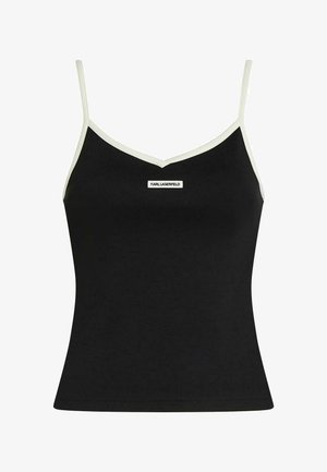 KARL LAGERFELD, MONOCHROME - Pidžaama ülemine osa - black