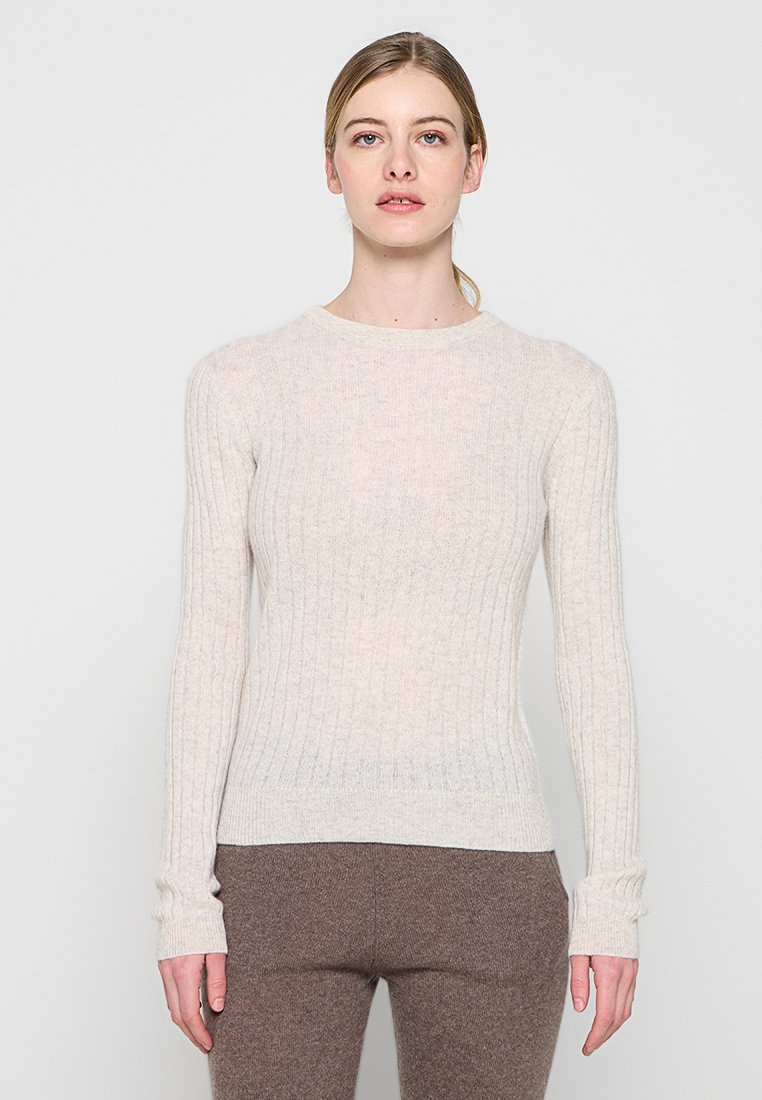 Just Cashmere Trui grijs