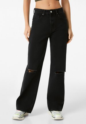 Flared jeans - black