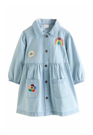 Blusenkleid - blue stripe