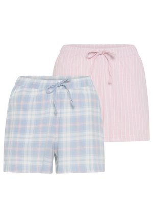 LASCANA, 2 PACK - Pidžaama alumine osa - check aop