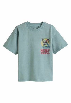 Next T-Shirt print - blue skull