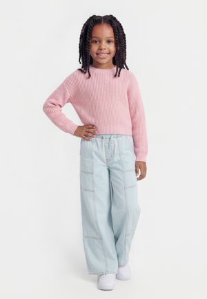 SEAMED - Flared Jeans - light wash