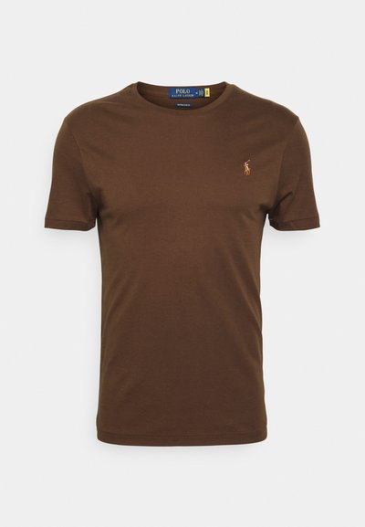 Polo Ralph Lauren CUSTOM SLIM FIT SOFT COTTON T-SHIRT - T-shirt básica - american brown