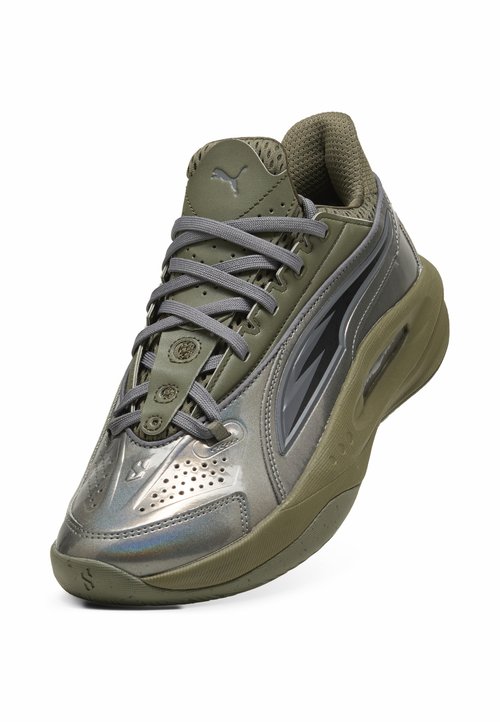 PUMA SCOOT ZEROS III BASKETBALLSCHUHE UNISEX - Zapatillas - loden green- aged silver-coloured — photo 7