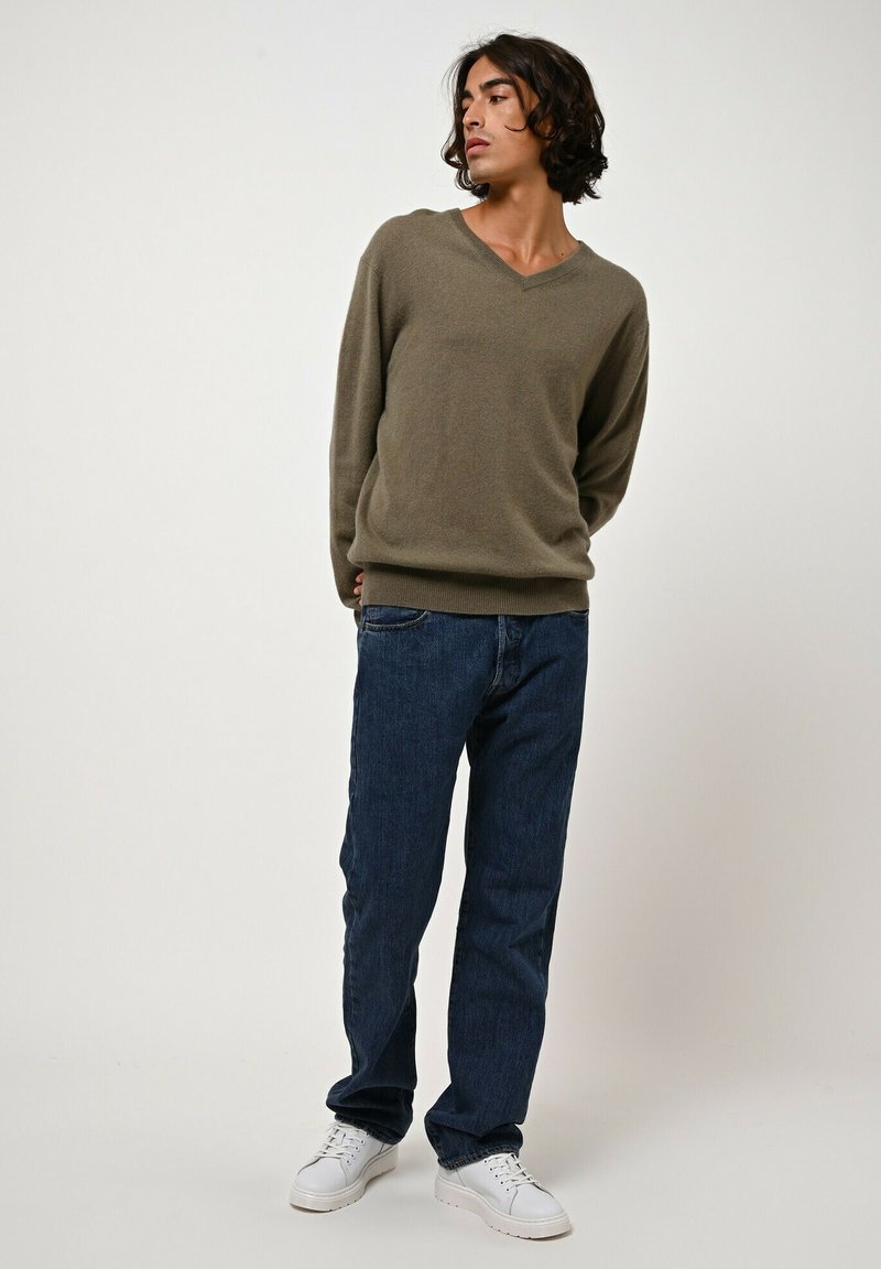 Authentic Cashmere Trui lichtgroen