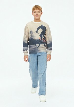 s.Oliver, SWEATSHIRT - Sweatshirt - helles beige
