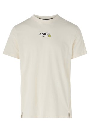 ASICS GAME SEASONAL GRAPHIC - Print T-shirt - cream