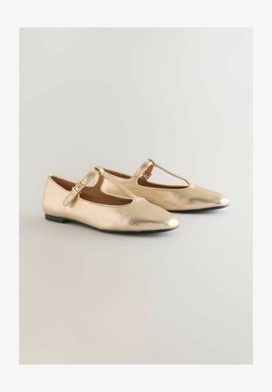 Next, REGULAR FIT - Ballerinat nilkkaremmillä - mottled yellow