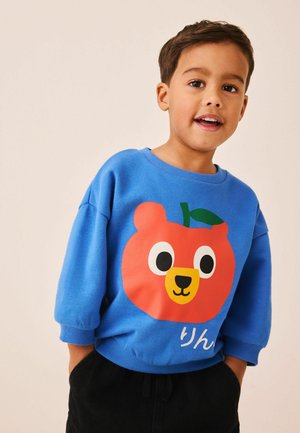 Next, REGULAR FIT - PRINTED CREW NECK SWEAT TOP UNISEX - Sweatshirt - blue bear
