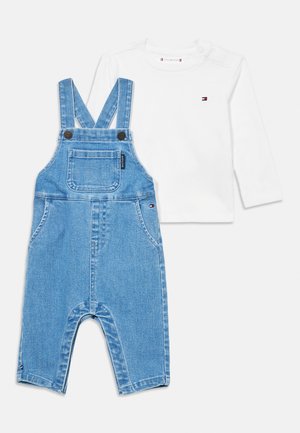 SET UNISEX - Φόρμα εργασίας - blue denim/white