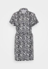 ONLNOVA LIFE VIS SHIRT DRESS - Shirt dress - black