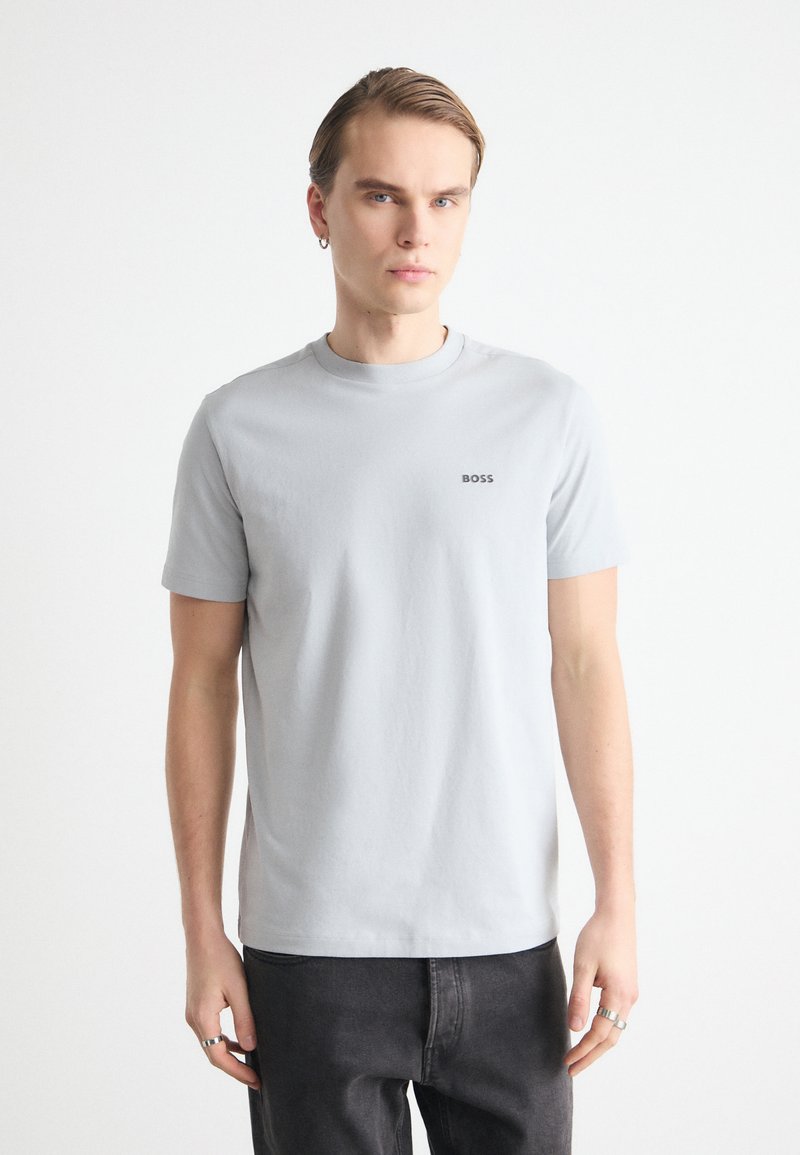 BOSS TEE - Basic póló - light/pastel grey