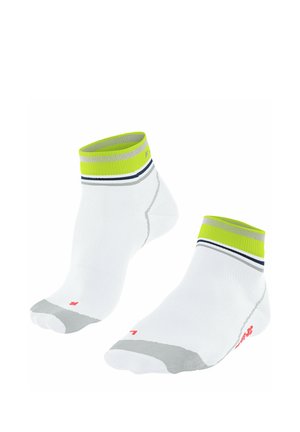 BC IMPULSE SHORT UNISEX BIKING LIGHT CUSHIONING - Strumpor - white