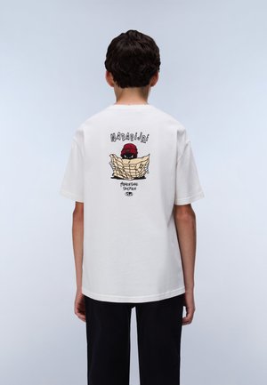 Napapijri T-shirt imprimé - white whisper