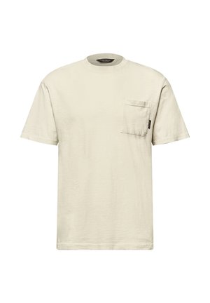 Street One MEN, WASHED-LOOK  - T-shirt basic - beige