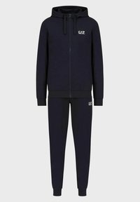 EA7 Emporio Armani TRAINCORE  - Tröja med dragkedja - dunkelblau