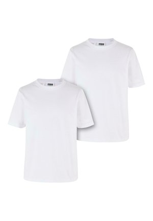 TEE 2-PACK - T-paita - white white