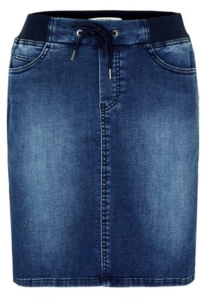 Denim skirt - dark-blue denim