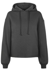 Pieces Mikina s kapucí - mottled dark grey