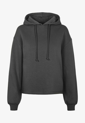 Pieces Mikina s kapucí - mottled dark grey