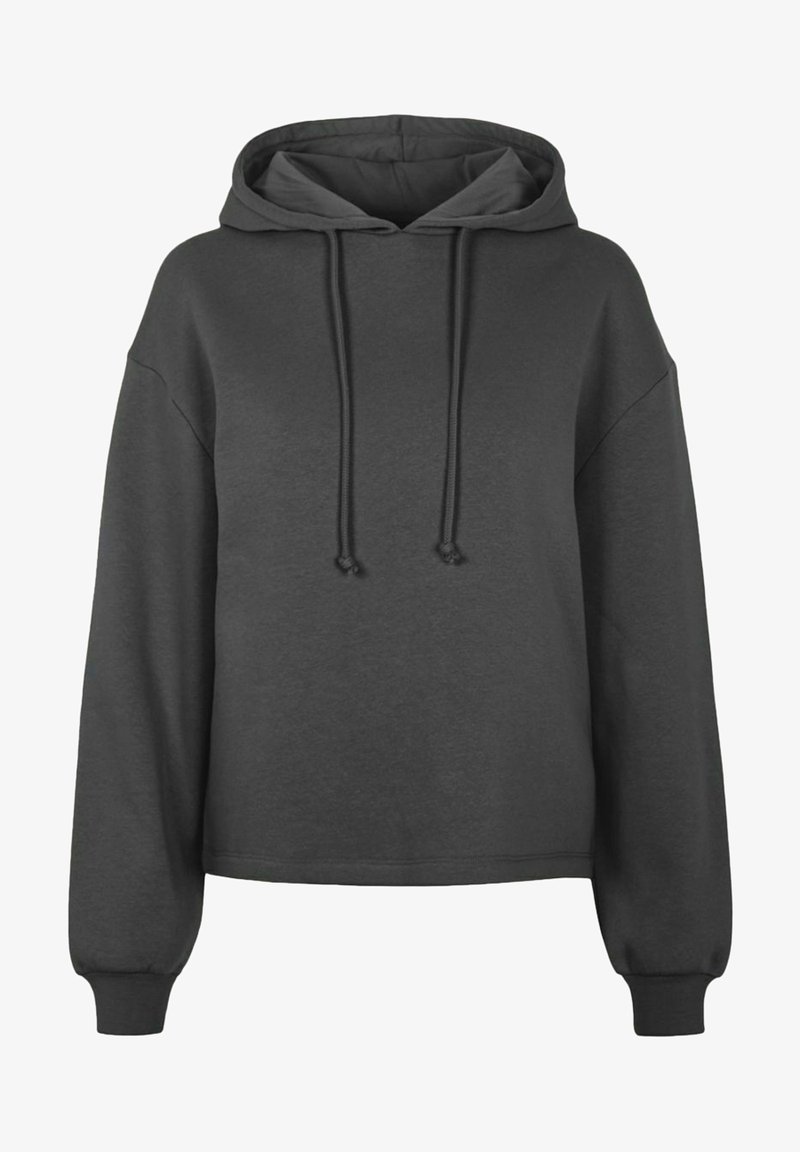 Pieces Mikina s kapucí - mottled dark grey