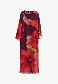 Unausgewählt, burgundy red floral