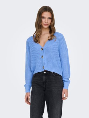 ONLY ONLCAROL NICE  LS NOOS - Gilet - cornflower blue
